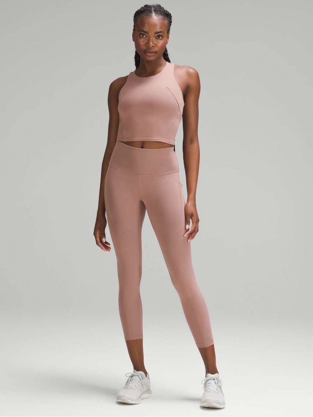 Lululemon Twilight Rose Wunder Train HR Tight 25” *Pockets - Picture 2 of 7